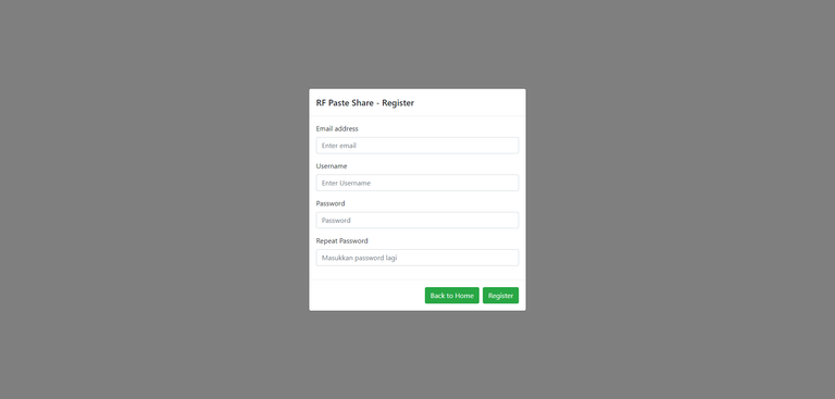RF Paste Share - CMS Seperti Pastebin