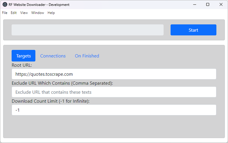 RF Website Downloader - Aplikasi Website Grabber