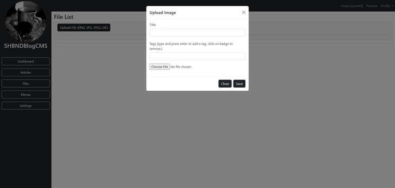 RF Blog CMS - CMS Berbasis Node.js